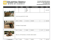 Desktop Screenshot of houstonmachinery.com